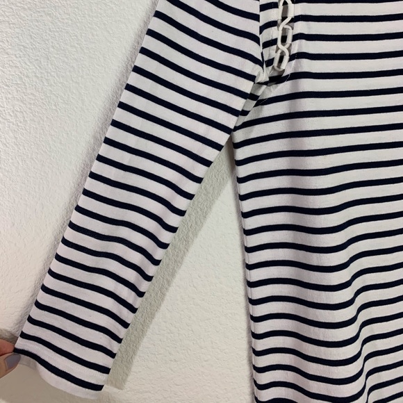 A.L.C. Chapman Striped Lace-Up Shift Dress Sz XS - Picture 5 of 11